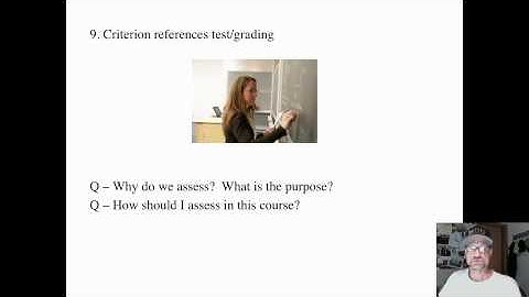 ASSESSMENT & EVALUATION: OVERVIEW