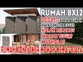 Desain rumah 8x12 dengan 4kamar dan kolam renang?rumah hemat?