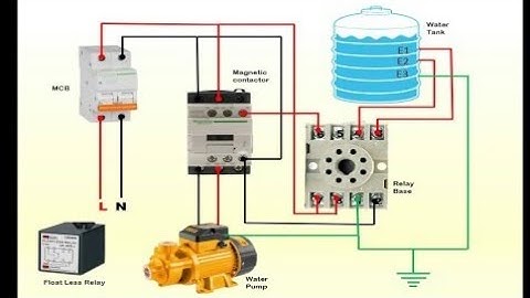 Floatless level switch connection diagram |  floatless relay wiring diagram