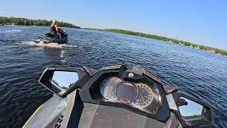 2018 Seadoo Rxp-X 300 Vs 2022 Rxtx 300 Race Tops Speed Runs and Launches Engine Sound!