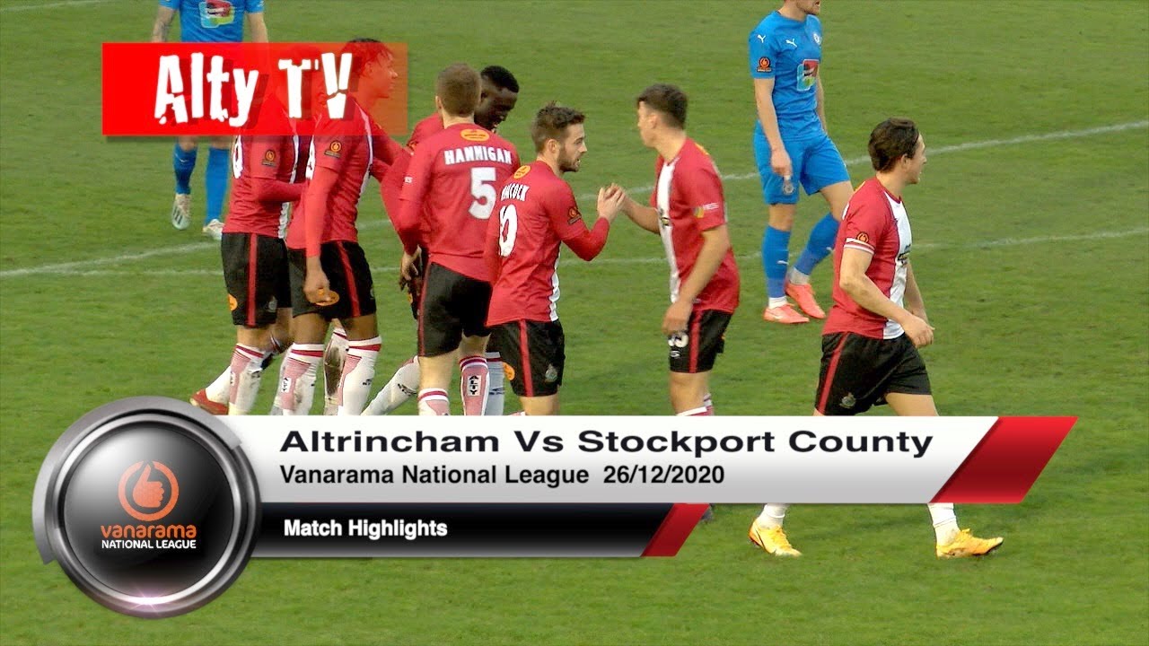 ALTRINCHAM Vs 1874 Northwich, Match Highlights, Cheshire Senior Cup