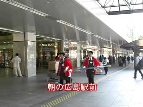マツダスタジアム開幕当日の朝と昼。