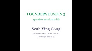 Interview with the CTO, Glints and CEO, The Startup Buddy at FOUNDERS FUSION 3