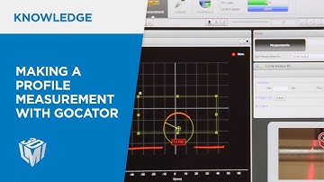 Making a profile measurement with Gocator