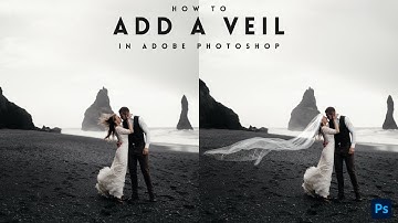 How To Add A Veil To An Image In Adobe Photoshop.