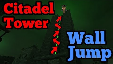 *NEW* Wall Jumping to Go on Top of Citadel Tower!!! | Krunker