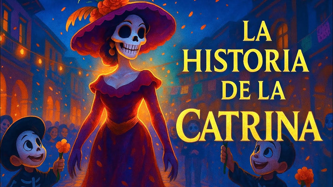 El Día de Muertos y la historia de La Catrina | Cuento animado mexicano.