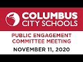 Public Engagement Committee 2020-11-11