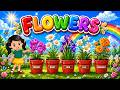 Learn Flower Names for Kids | Simple Nature Vocabulary 🌻🌷