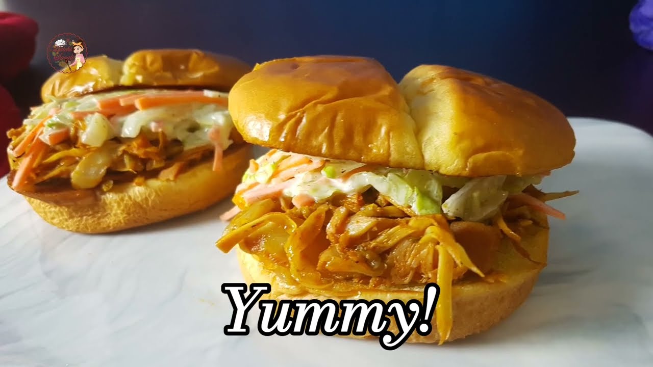 Vegan Jackfruit Sandwich| Instant Pot Vegan Pulled Pork Sandwiches | Healthy Recipes