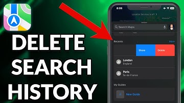 How To Delete Search History On Apple Maps