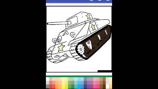 Tanks Coloring Game Android App screenshot 3