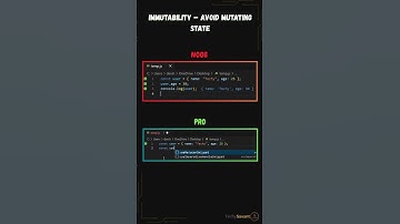 JavaScript: Mutating vs Cloning Objects - NOOB vs PRO 🧠⚠️ #javascript #noob #noob_to_pro #shorts