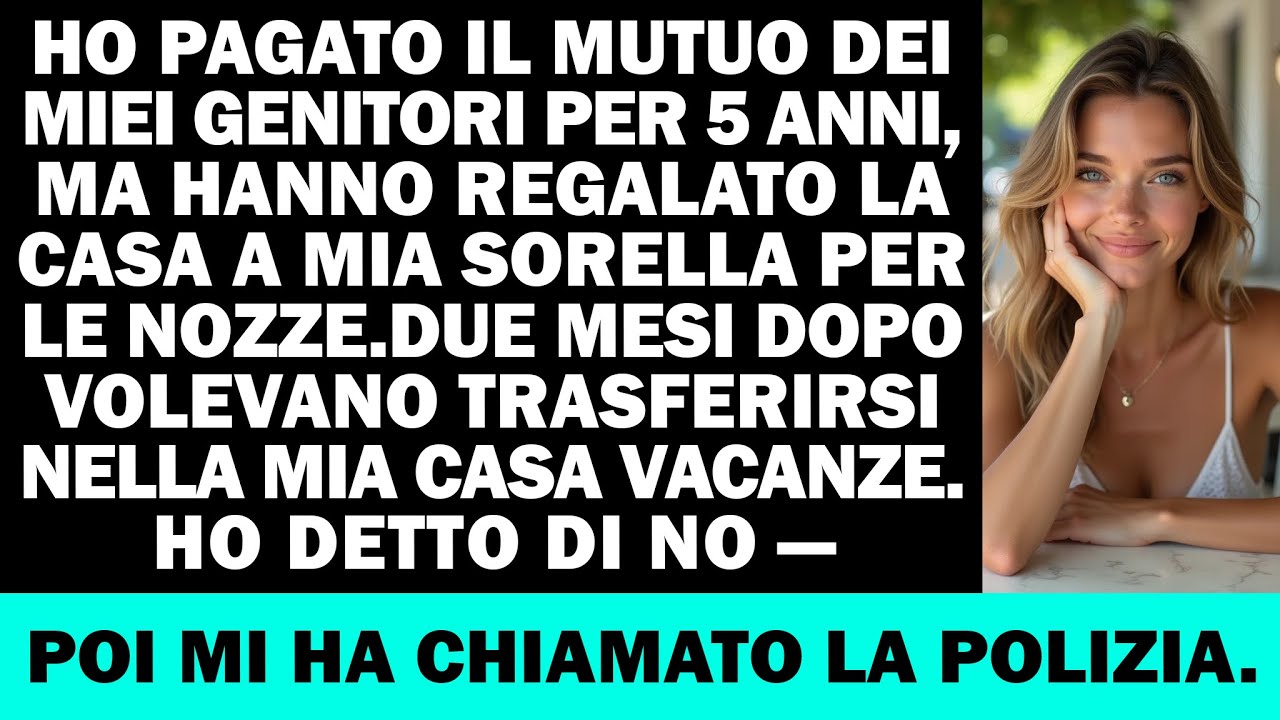 Ho pagato il mutuo per 5 anni, ma la casa è andata a mia sorella.