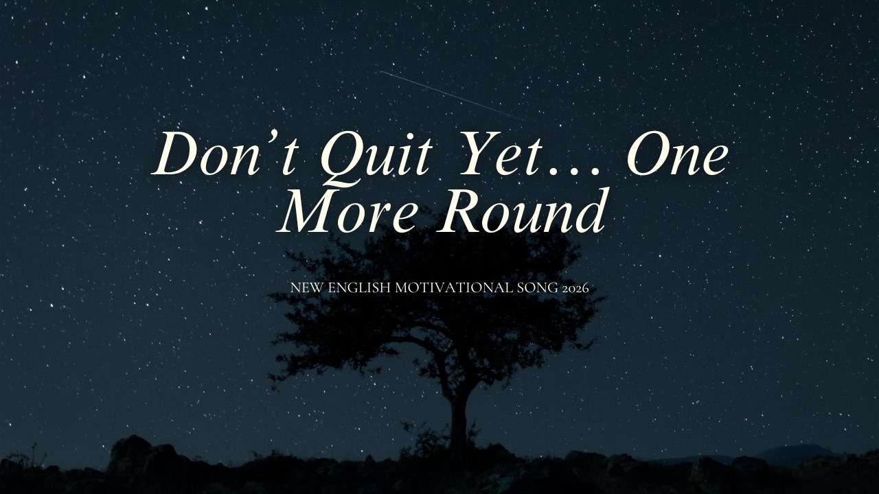 Don’t Quit Yet… One More Round (Lyrics) |New English Motivated Song #motivational #music #lyrics