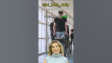 A paralyzed man walks again with AI 🚶‍♂️🧠#AI #paralysis #brain #spine #interface #science