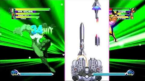 #FreeMvC2 Venom Double Super into DHC using Sabertooth projectile assist