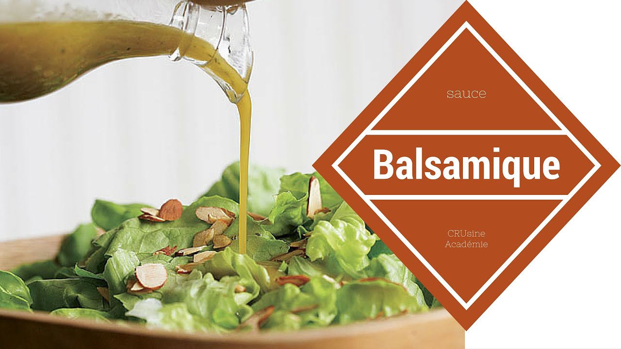 Recette de Sauce Balsamique crue YouTube