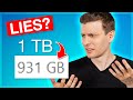 Why Are Computer Drives Smaller Than Advertised?