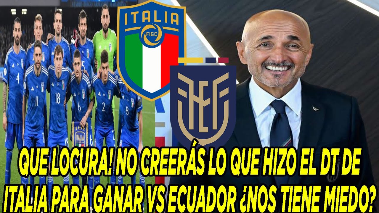 QUE LOCURA NO CREER S LO QUE HIZO EL DT DE ITALIA PARA GANAR VS que-locura-no-creer-s-lo-que-hizo-el-dt-de-italia-para-ganar-vs