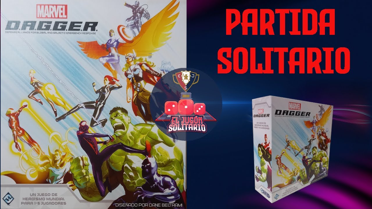 Asmodee Marvel D.A.G.G.E.R. Jogo de tabuleiro