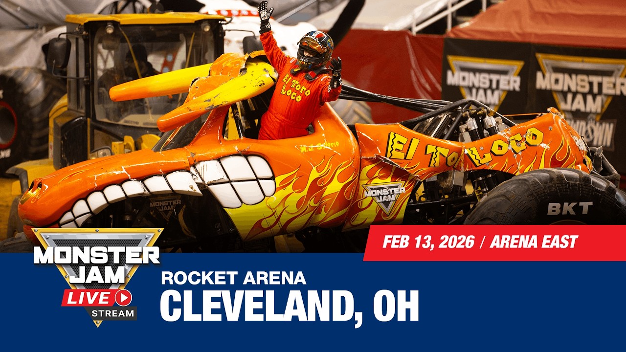 Monster Jam: Cleveland, OH - 1 (Full Event) | Feb 13, 2026 | Arena East