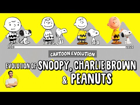 Evolution of SNOOPY, CHARLIE BROWN & PEANUTS - 70 Years Explained | CARTOON EVOLUTION