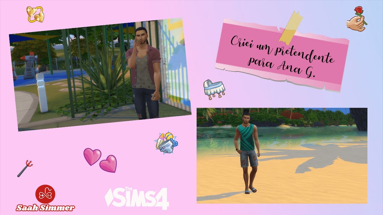 The Sims 4 - Create a Sim (No CC) | 1º vídeo de Collab (Parceira e ...