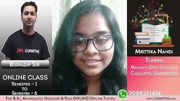 Mrittika Nandi | B.Sc Math Honours | Semester Topper | Basanti Devi College | Calcutta University