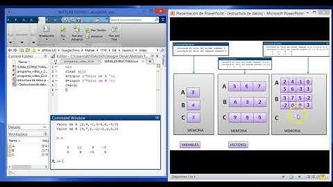 Tipos de estructuras de datos en Matlab