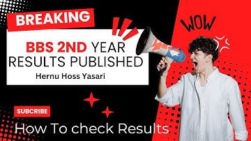 How to Check BBS 1st, 2nd, 3rd & 4th Year Result 2081 | How to check BBS 4th Year Results 2081