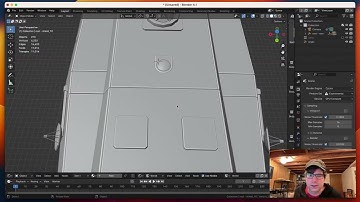 Live Python coding! 3D mesh processing with numpy. Spacecraft greebling!