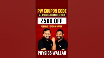 Pw Coupon Code 2026 batch | Coupon Code For Pw Batch | Pw Coupon Code #pwcouponcode