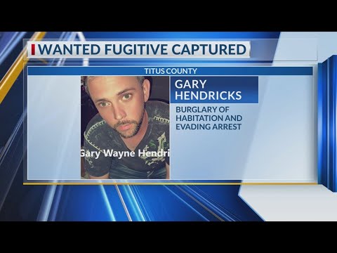 Titus County fugitive located, arrested for burglary