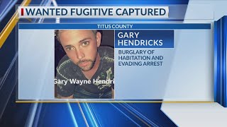 Titus County fugitive located, arrested for burglary