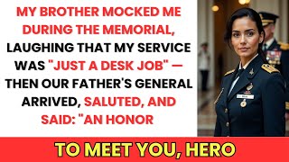 BROTHER Laughed At My Service — Then Father's GENERAL Saluted Honor To Meet You, HERO Update