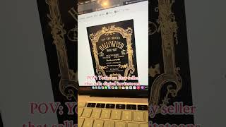 POV: You're an Etsy Seller that sells digital invitations