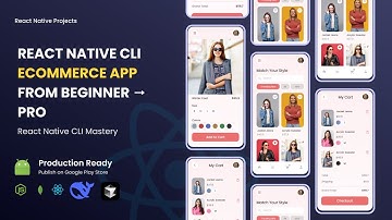 React Native Full Course | Build a Complete Full-Stack Ecommerce App with Navigation