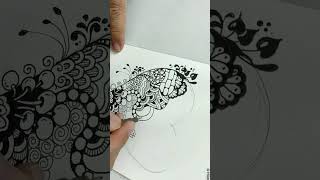 Shorts zentangle art