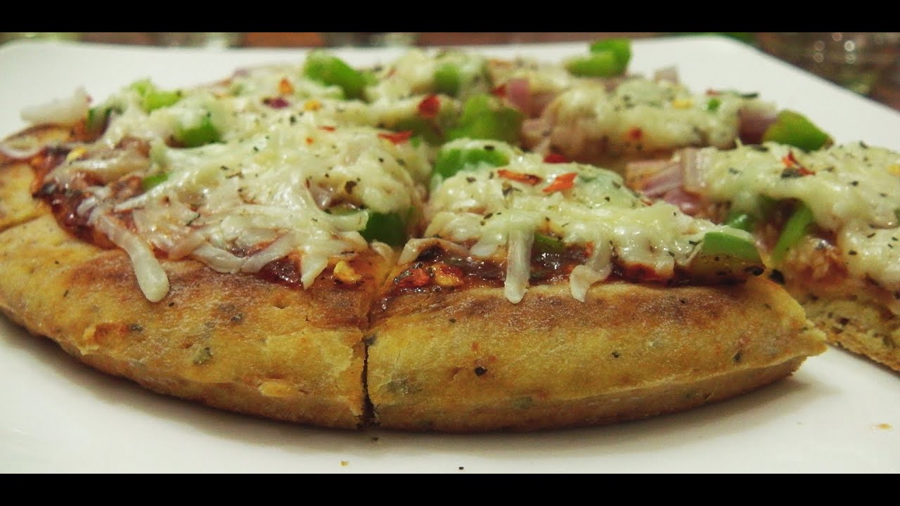 Veg Pizza Without Yeast, Without Oven, Instant Pizza Base,Sauce - Eggless Baking Without Oven | Yaman Agarwal | CookingShooking