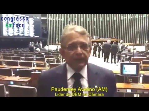 CONGRESSO EM FOCO - Pauderney Avelino - líder do DEM na Câmara (03/02/2016)