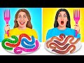 Desafío De Comida Gomita vs Comida Reales | Momentos Divertidos por Multi DO Fun Challenge