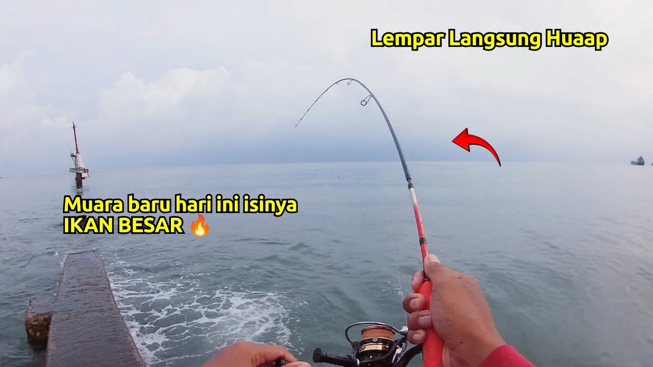 ISINYA IKAN BESAR‼️ Mancing di muara baru terbaru 2026 , spot dam merah muara baru 