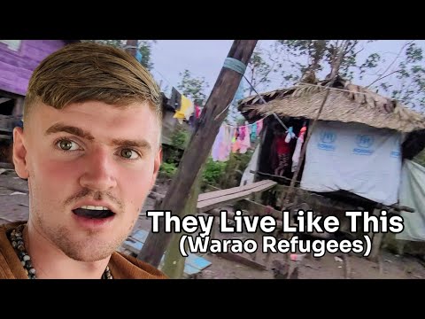 Visiting a Venezuelan Refugee Ghetto in Guyana (Indigenous Warao People)
