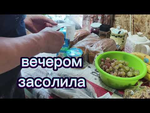 Наши покупки : Настенная полка .Лопаты и продукты.