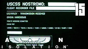 Alien: Isolation M15: The Message / Послание [Survivor Hard Difficulty, One Shot Walkthrough]