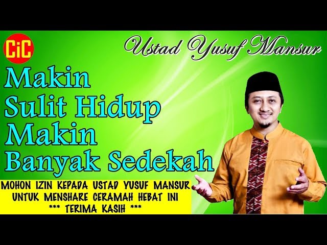 Ceramah Ustad Yusuf Mansur Apkspc