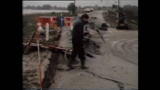 Streefkerk dijk verzakt 22 oktober 1984 (NOS Journaal)