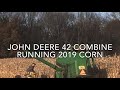 John Deere 42 pull type combine fall of 2018 and 2019