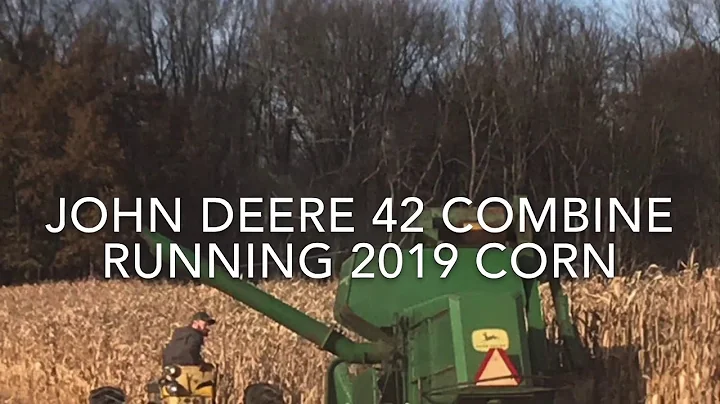 John Deere 42 pull type combine fall of 2018 and 2019